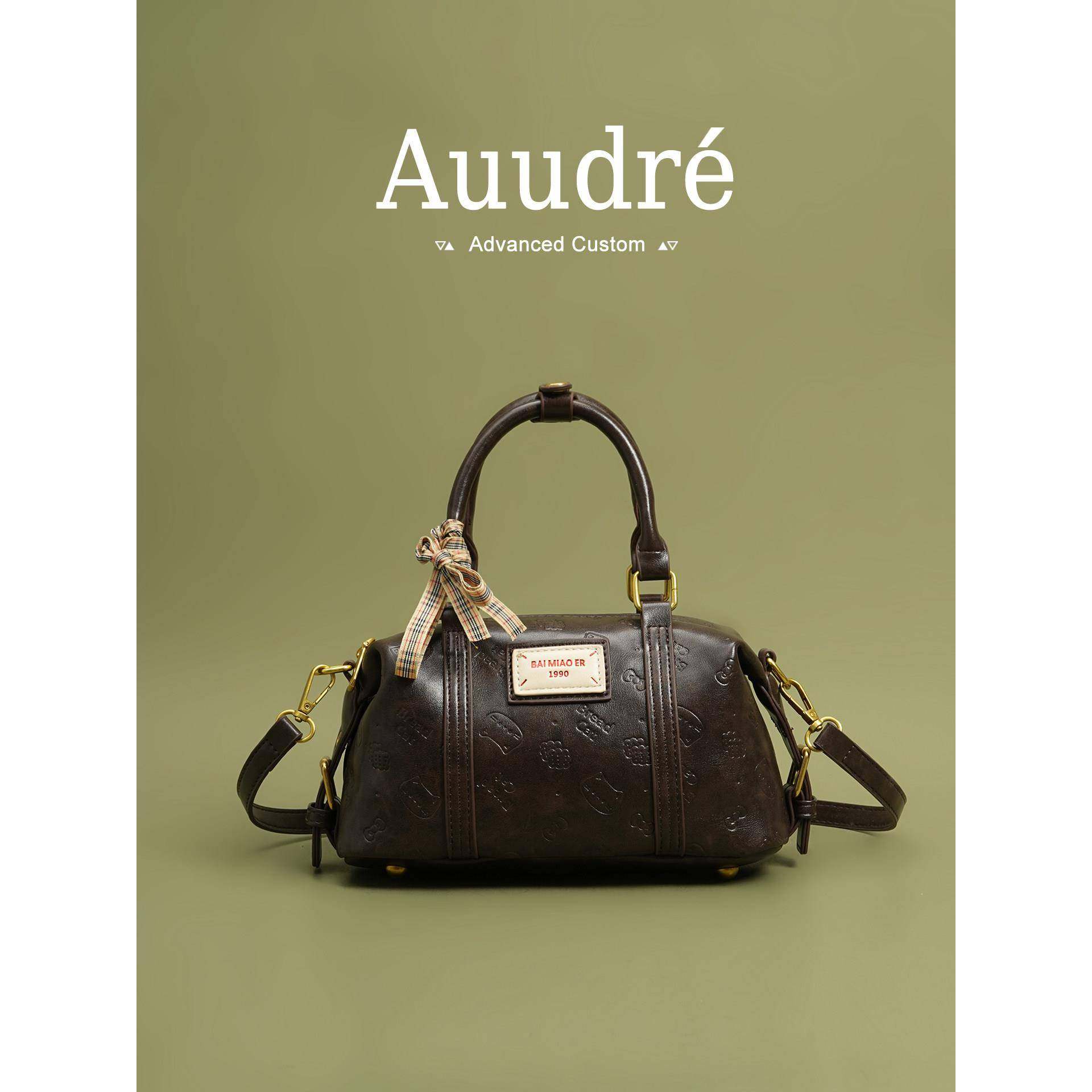 天锚国际高级质感覆古手提枕头包包女式2026新款秋冬百搭斜挎小拎,箱包皮具/热销女包/男包,腋下包,淘宝优惠券,粉丝福利购,淘宝优惠卷