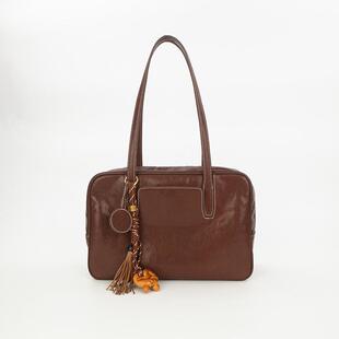 天锚国际方糖保龄球包女2026新款头层植鞣皮小方包覆古手提单肩包