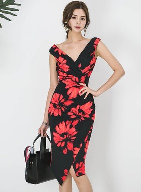 2018summer New Women's Dresses Korea party dress casual礼服