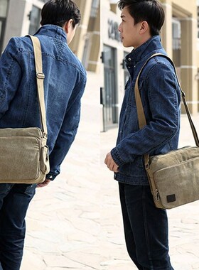 bags men 2018 fashion Canvas Messenger shoulder bag for men