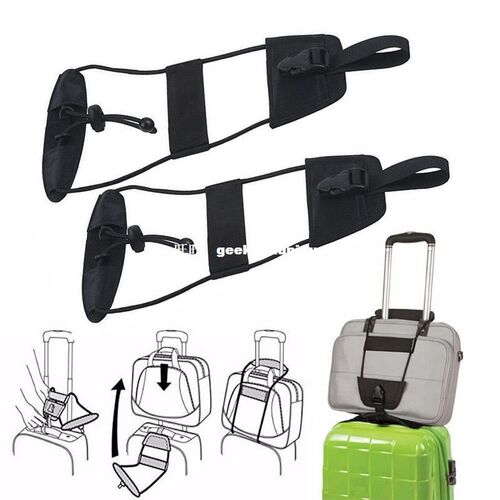 1 Pc Add A Strap Bag Luggage Suitcase Adjustable Luggage Bel