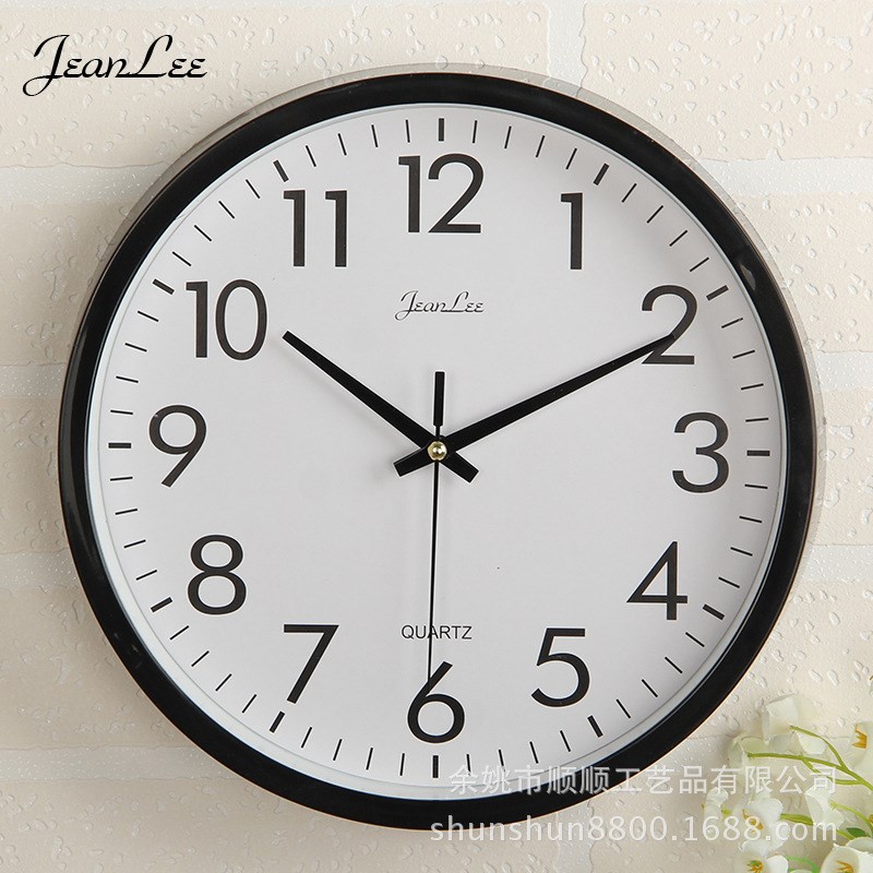 10 inches silent wall clock bedroom living room colorful