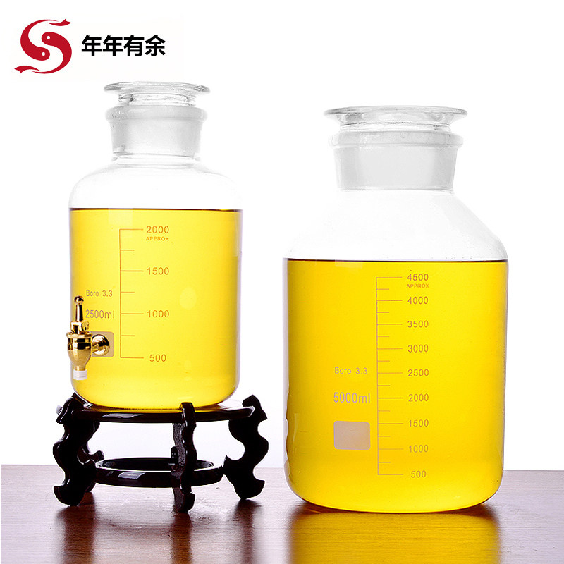 高硼硅玻璃防漏食用油桶