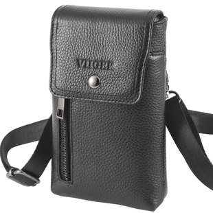 6.7寸牛皮单肩斜挎小包双层 6.8 真皮手机腰包男穿皮带竖款 6.9