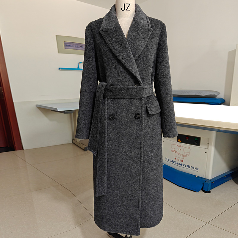 加厚高端带里衬白色黑色长款