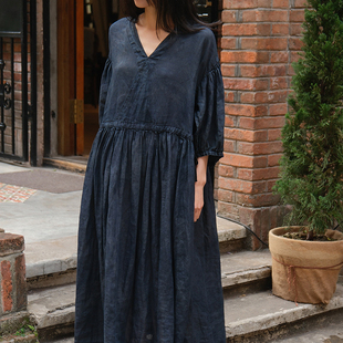 CALAIS 苎麻连衣裙 PAS inLESS