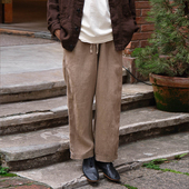 休闲裤 inLESS 女 COCAGNE 亚麻直筒长裤 BLEU