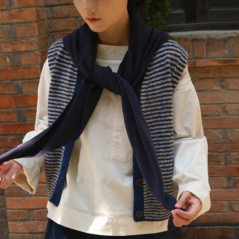 inLESS丨Toast Wool Cashmere Large Bandana 羊毛羊绒大方巾