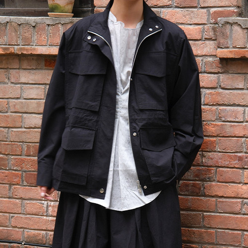 【SALE】Studio Nicholson ELASTICATED 纯棉松紧腰夹克短外套女