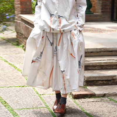 inLESS丨Manuelle Guibal 6938 SKIRT WAC 纯棉印花半身裙女