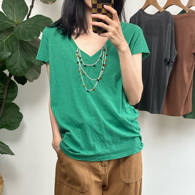 inLESS丨LEON&HARPER Tonton JC03/JC05 Amber 纯棉T恤女T恤上衣