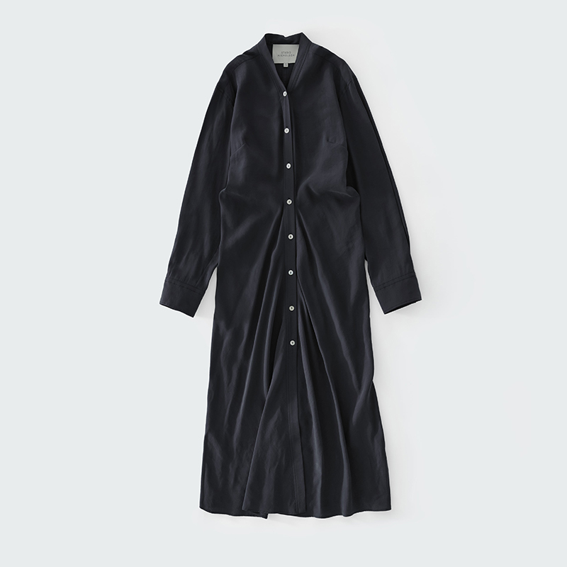 inLESS丨Studio Nicholson V NECK SHIRT DRESS V领连衣裙