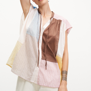 TC160 inLESS LEON&HARPER Coti 纯棉上衣背心女上衣 Patch