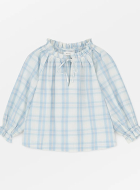 inLESS | Skall Studio Newmoon blouse 格纹纯棉衬衫上衣女