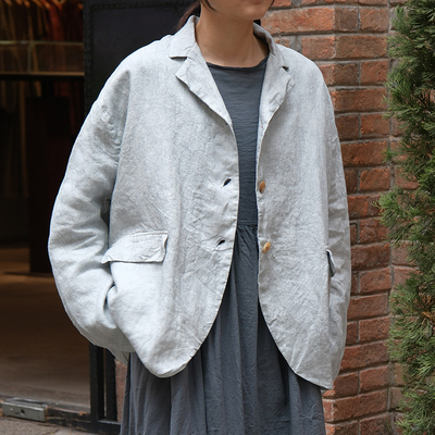 inLESS | HANNOH WESSEL S25125-6 夹克亚麻短外套女