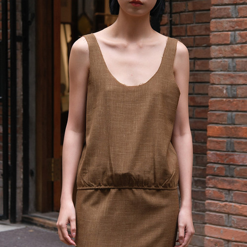 【SALE】Gabriela coll garments SUMMER WOOL 羊毛真丝上衣
