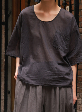 inLESS | Elsa Esturgie portrait t-shirt 纯棉T恤