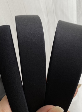 黑色真丝发箍细窄加宽高级感气质百搭潮网红小众韩国头箍时尚大气