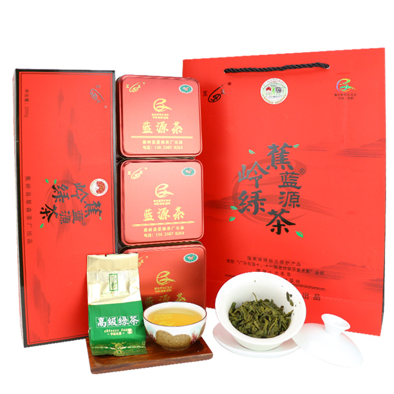 蓝源 蕉岭县绿茶 明前特级茶叶绿茶 蓝源 绿茶（清香型）200g*1条