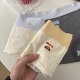 星星汪可爱卡通平角内裤 女无痕边高弹裸感A类精梳棉纯棉加长裆10A