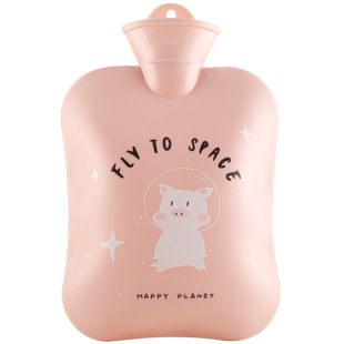 注水热水袋小号女毛绒布可爱迷你灌水暖手袋暖手宝防爆卡通暖水袋