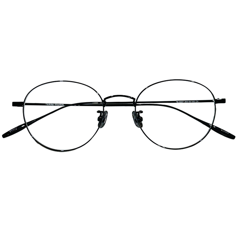 韩国设计师款金丝细边眼镜近视女可配高度数钛架超轻5克眼睛框架