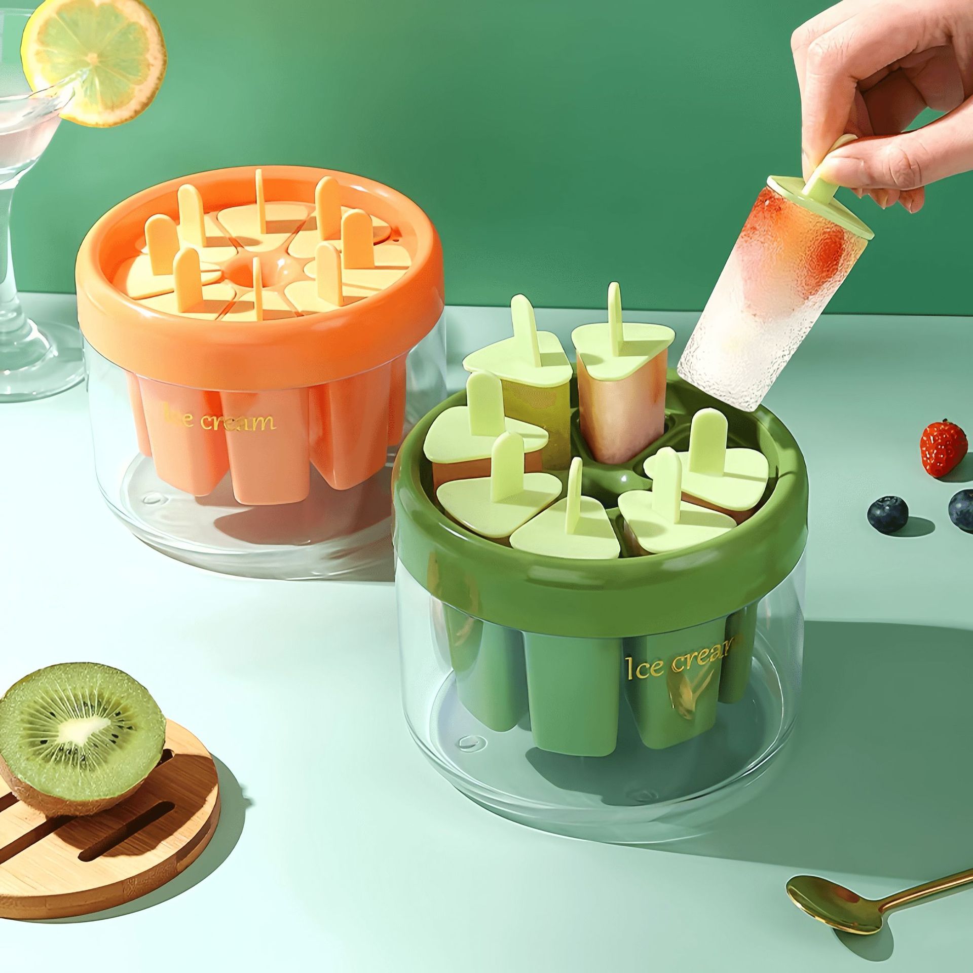 雪糕模具家用食品级自制冰淇淋儿童雪糕冰糕冰格制冰盒储冰盒冰棒