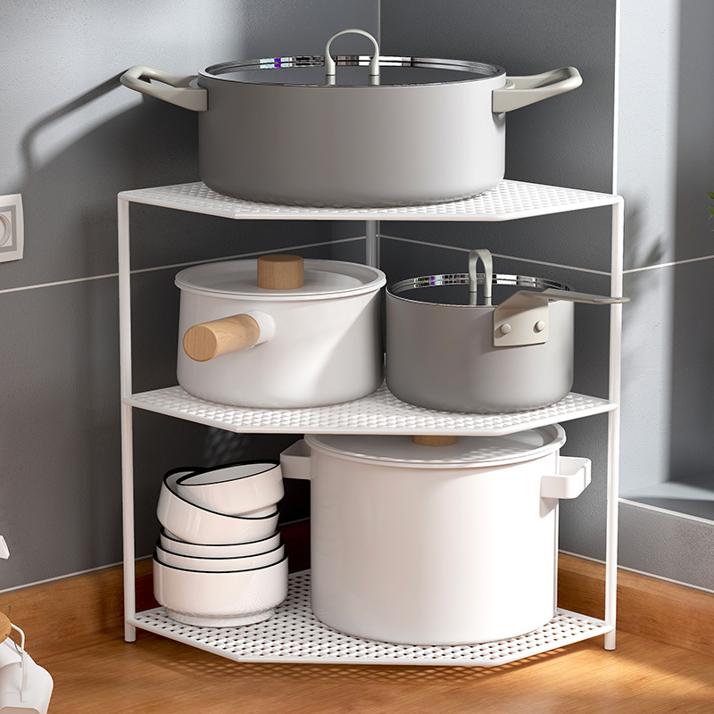 锅具收纳架锅架置物架橱柜