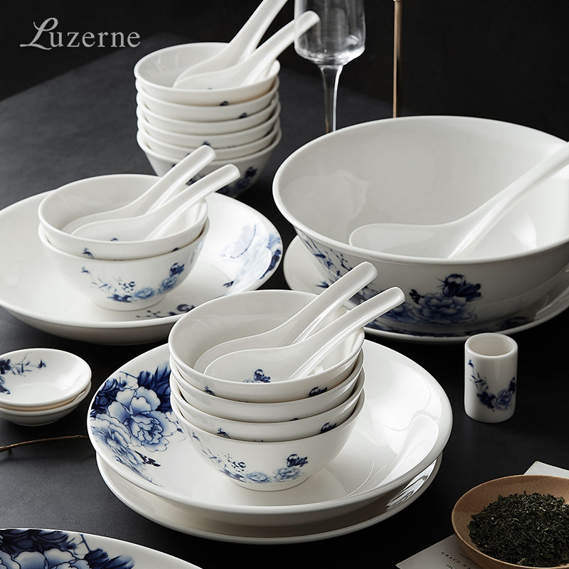 luzerne2头餐具套装中式简约