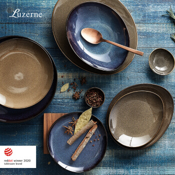 陆升luzerne件套窑变釉陶瓷餐具