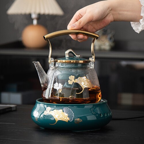 电陶炉玻璃煮茶器套装高端小型泡