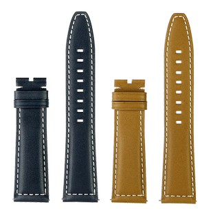 适配浪琴先行者 运动系列L3.810/L3.820飞行表男女真皮手表带21mm