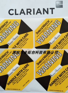 10个包邮SHOCKWATCH防震标签震动感应器防震动显示标签TILTWATCH