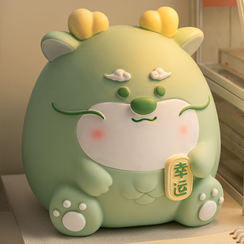 存钱罐只进不出存钱习惯嘟嘟猪儿童卡通玩具防摔摆件储蓄罐