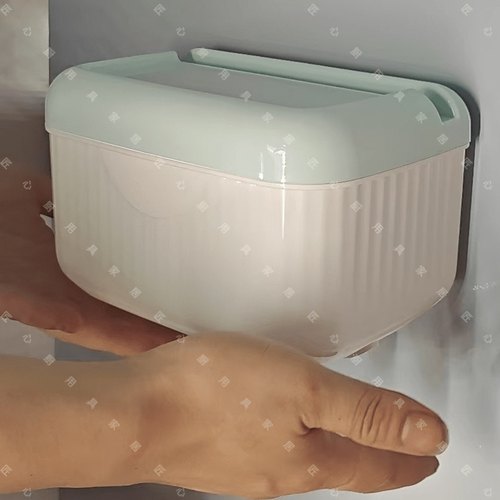 创意防水免打孔壁挂式抽纸筒大号