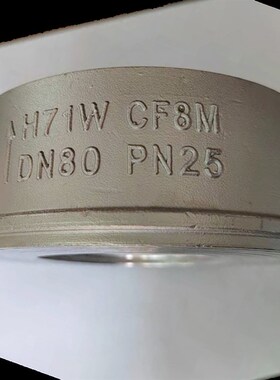 304不锈钢对夹式止回阀H71H1/2单向阀止逆阀DN25 40 50 65 80 100