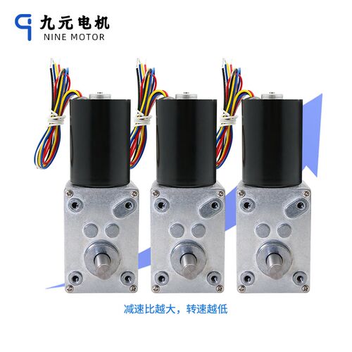 5840-3650无刷直流减速电机12v24v蜗轮蜗杆调速微小型大扭力马达