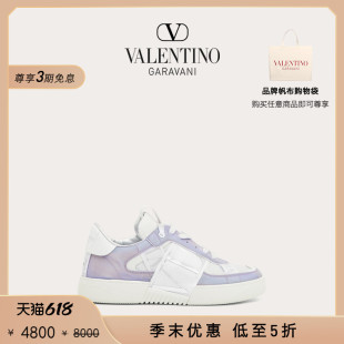 华伦天奴VALENTINO女士 末优惠 多彩饰带小牛皮运动鞋 季 VL7N