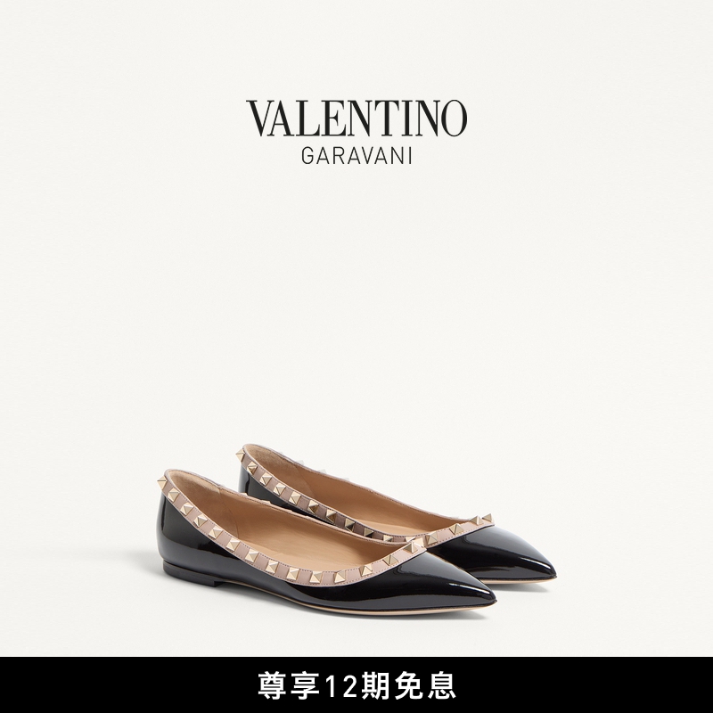 华伦天奴VALENTINO女士平底鞋