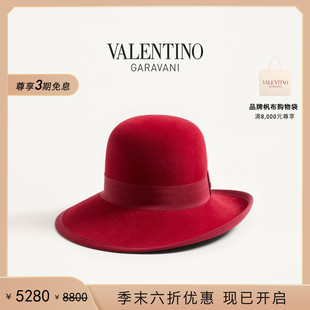 华伦天奴VALENTINO女士 末优惠 VLOGO SIGNATURE 帽子 LAPIN 季