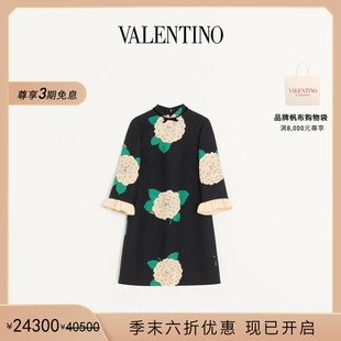 礼物 末优惠 华伦天奴VALENTINO女士印花连衣裙 季