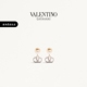 金属仿珍珠和仿水晶耳环 SIGNATURE 华伦天奴VALENTINO女士 VLOGO