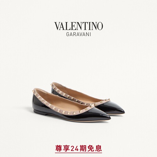 华伦天奴VALENTINO女士平底鞋