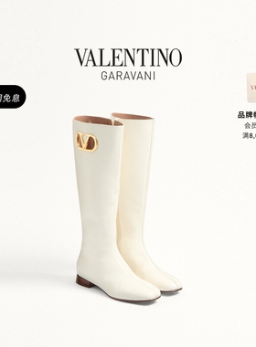 [12期免息]华伦天奴VALENTINO女士VLOGO SIGNATURE羊皮革靴