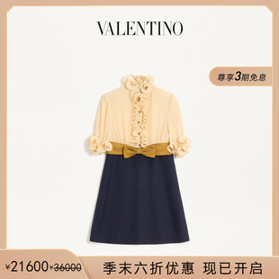 华伦天奴VALENTINO女士 CREPE 连衣裙 CHINE 季 末优惠