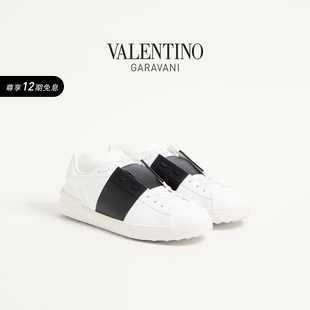 OPEN 华伦天奴VALENTINO男士 牛皮革休闲运动鞋 12期免息