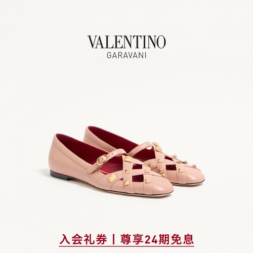华伦天奴VALENTINO女士平底鞋