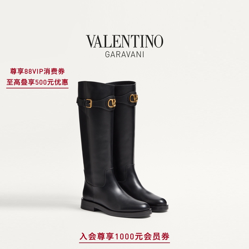 华伦天奴VALENTINO女士皮靴