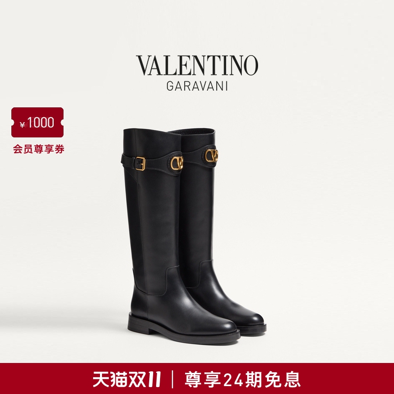 华伦天奴VALENTINO女士皮靴