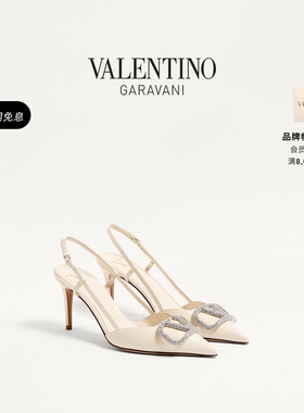 华伦天奴VALENTINO女士 VLOGO SIGNATURE 高跟鞋婚鞋